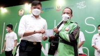 Ratusan Mitra Gojek di Kabupaten Gowa Ikut Vaksinasi Covid-19