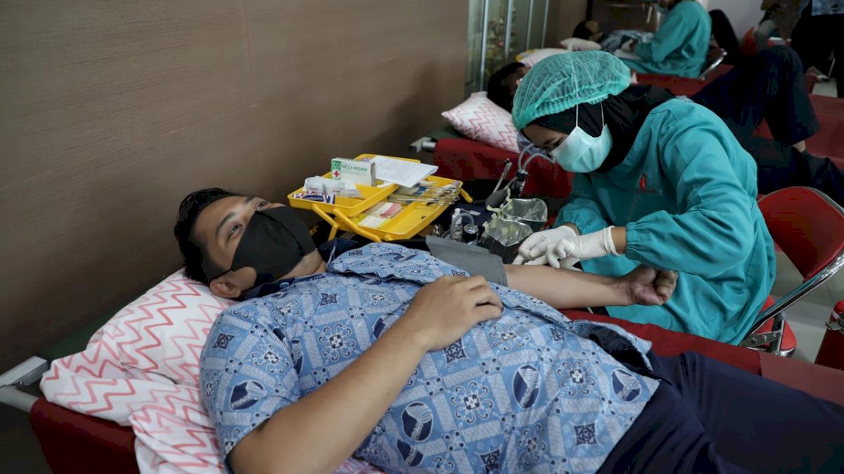 Perumda Air Minum Kota Makassar Support UPT Transfusi Darah Gelar Aksi Donor
