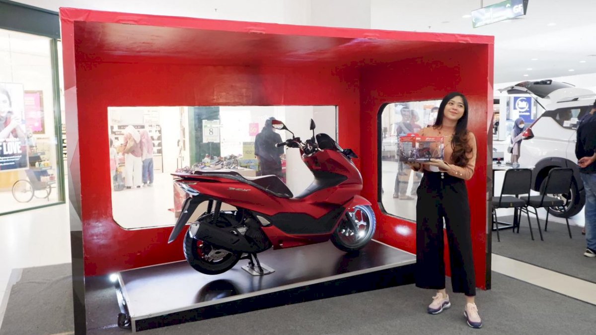 Unboxing di Lippo Plaza, All New Honda PCX 160 Menyapa Masyarakat Kendari