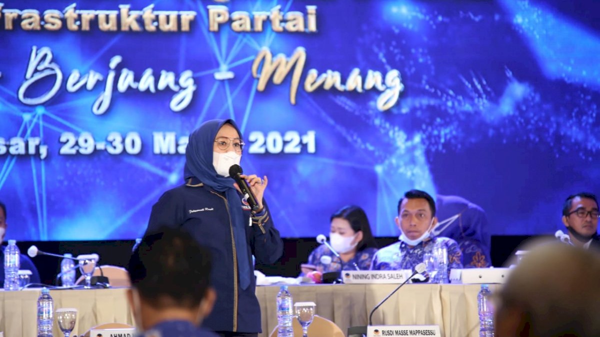 Wabendum DPP NasDem Fatmawati Rusdi Jadi Pembicara di Rakorwil Sulsel