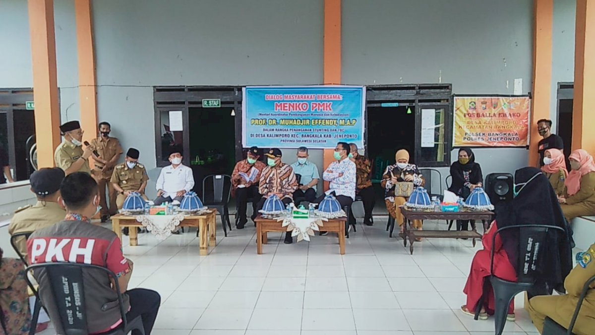 Menko PMK Muhadjir Effendy Sebut Kemiskinan di Jeneponto Masih Tinggi