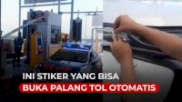 VIDEO: Stiker Ini yang Buka Palang Tol Secara Otomatis, Begini Cara Pasangnya