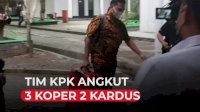 VIDEO: KPK Angkut Tiga Koper dan Dua Kardus Dokumen dari Pemprov Sulsel