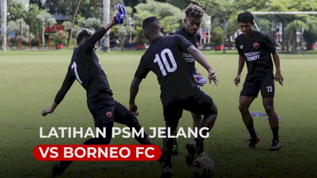 VIDEO: Latihan PSM Jelang vs Borneo FC, Masih Tanpa Patrich Wanggai