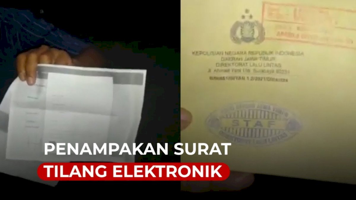 VIDEO: Begini Penampakan Surat Tilang Elektronik