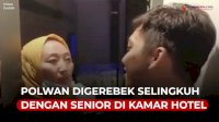 VIDEO: Polwan Digerebek Selingkuh dengan Senior di Kamar Hotel