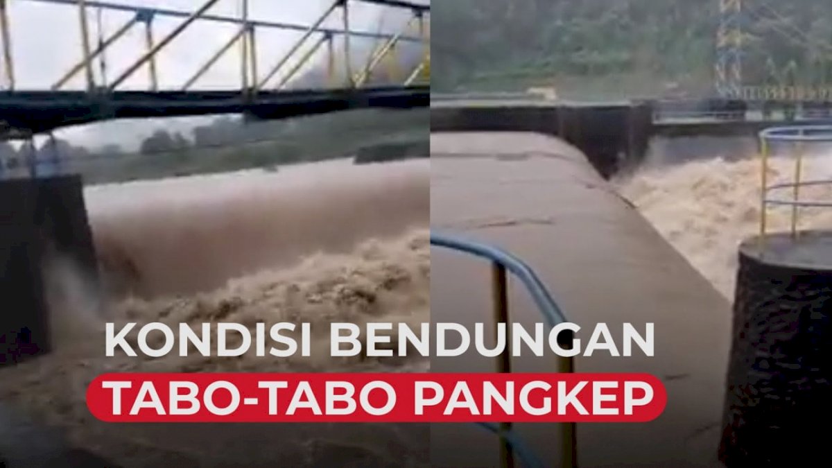 VIDEO: Kondisi Bendungan Tabo Tabo Pangkep, Warga Diminta Waspada