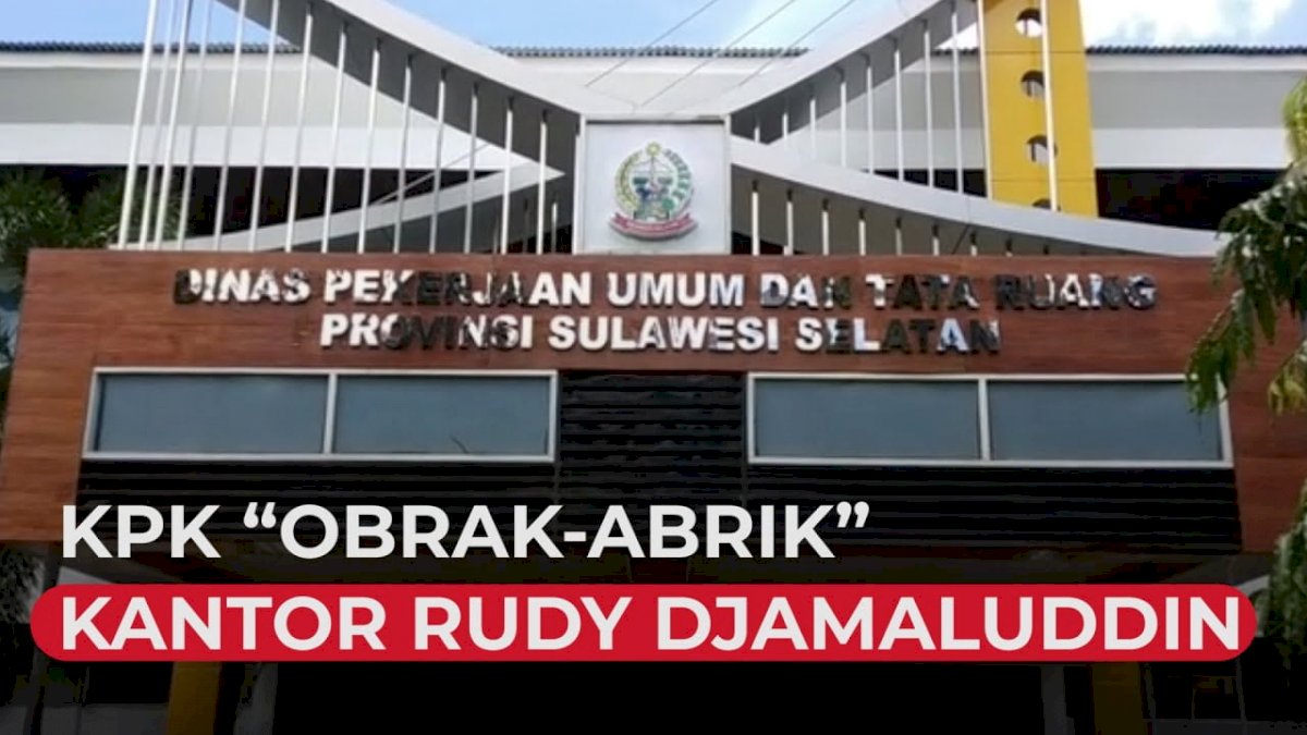 VIDEO: KPK “Obrak-abrik” Kantor Rudy Djamaluddin