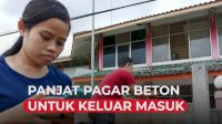 VIDEO: Warga di Tanggerang Harus Panjat Pagar Beton untuk Keluar Masuk Rumah