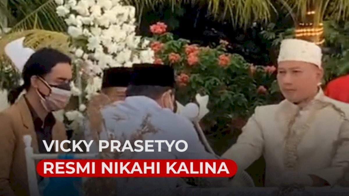 VIDEO: Sah, Vicky Prasetyo Resmi Nikahi Mantan Istri Deddy Corbuzier