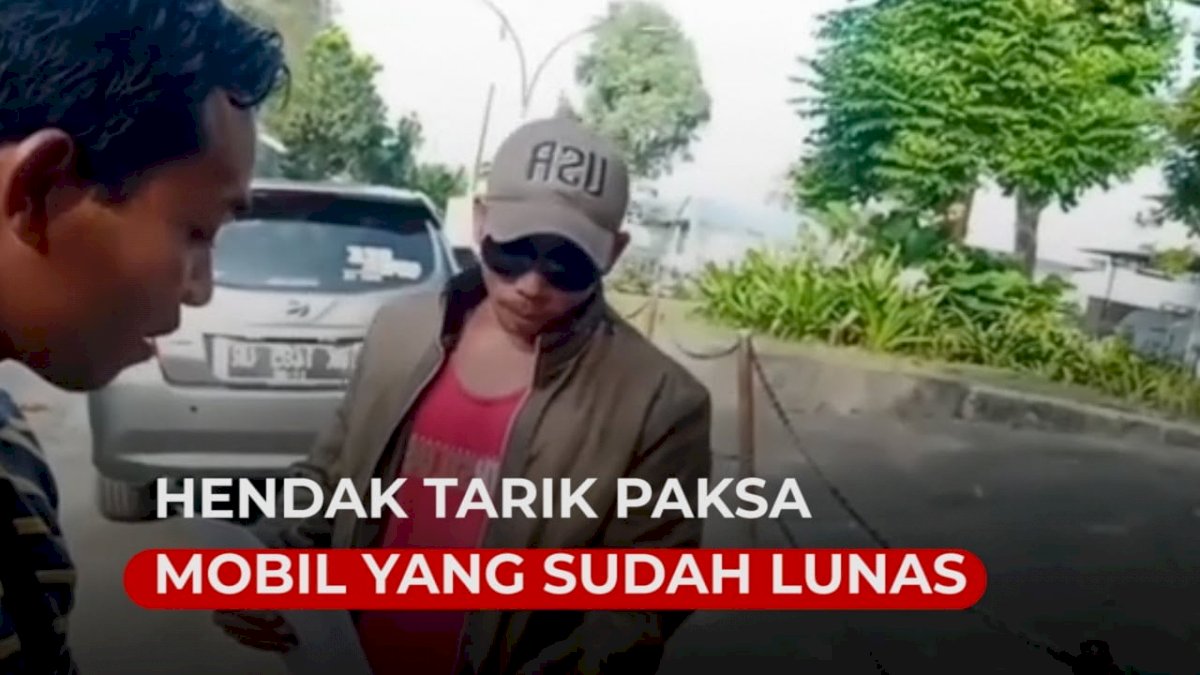 VIDEO: Viral, Debt Collector Hendak Tarik Paksa Mobil yang Sudah Lunas di Jalan Sepi