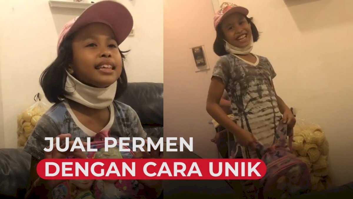 VIDEO: Viral, Bocah SD Ini Jualan Permen dengan Cara Unik