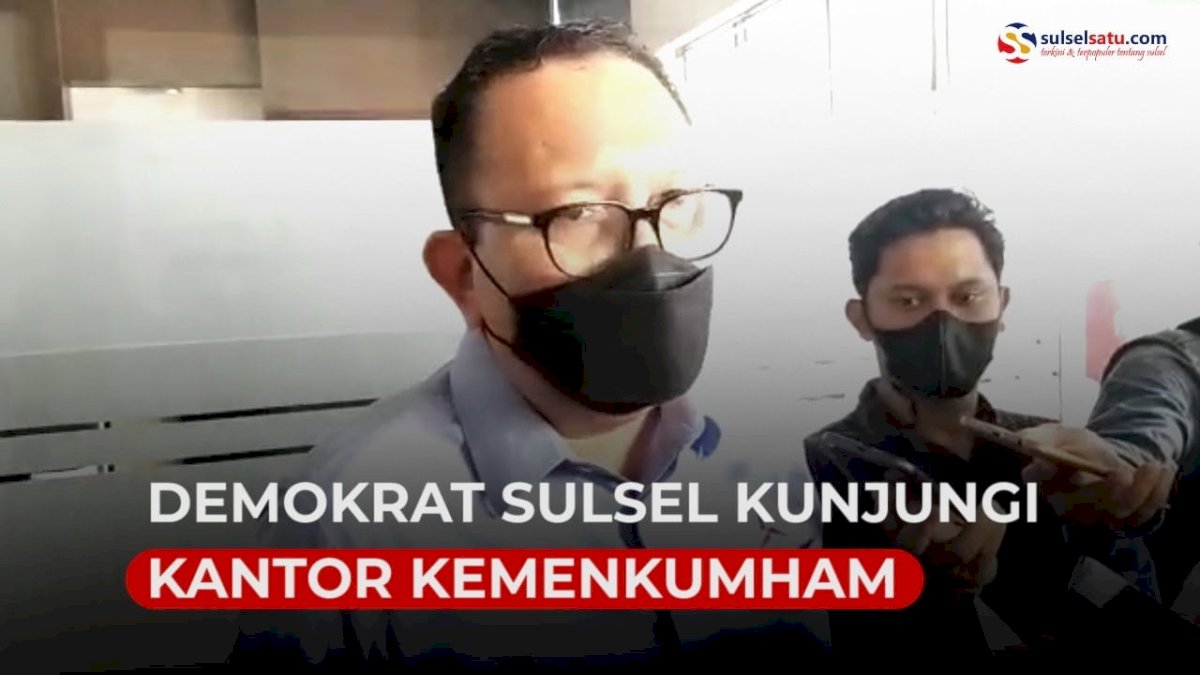 VIDEO: Demokrat Sulsel Kunjungi Kantor Kemenkumham di Makassar