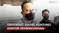 VIDEO: Demokrat Sulsel Kunjungi Kantor Kemenkumham di Makassar