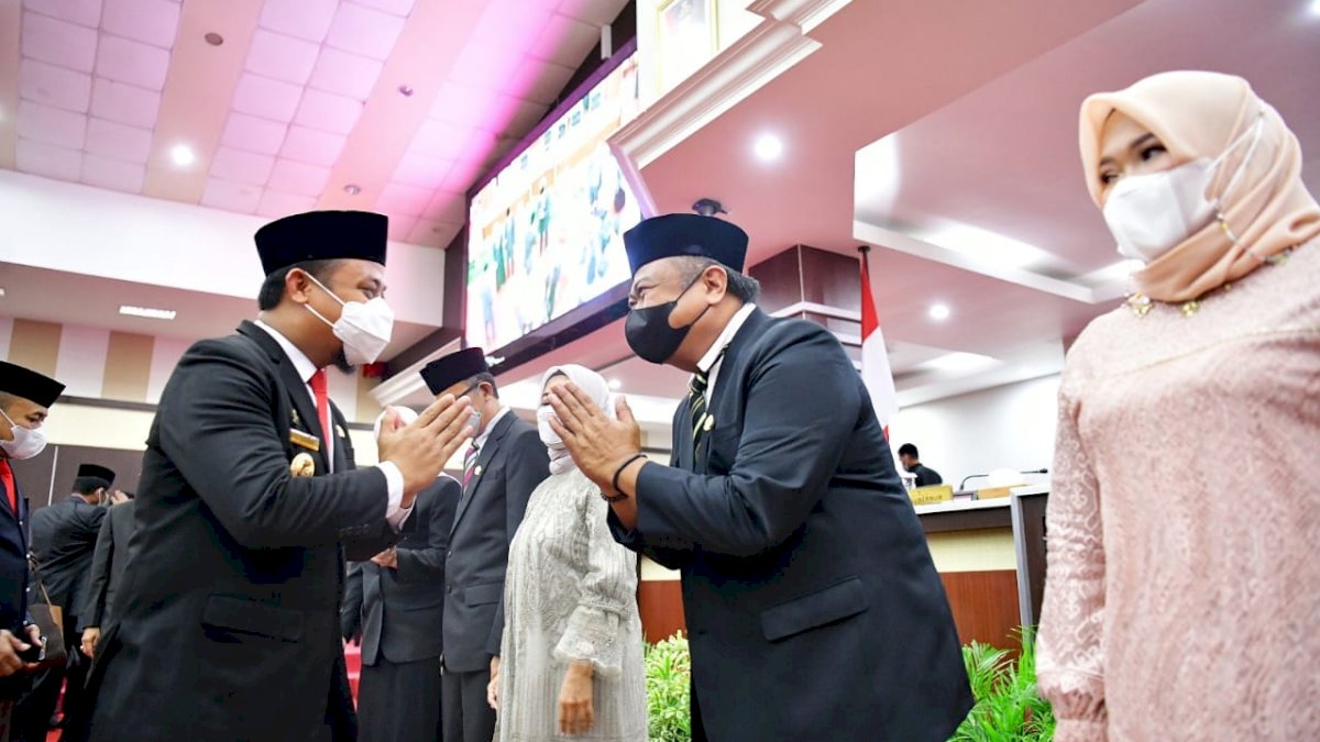 Andi Sudirman Sulaiman Hadiri Pelantikan Dua PAW Anggota DPRD Sulsel