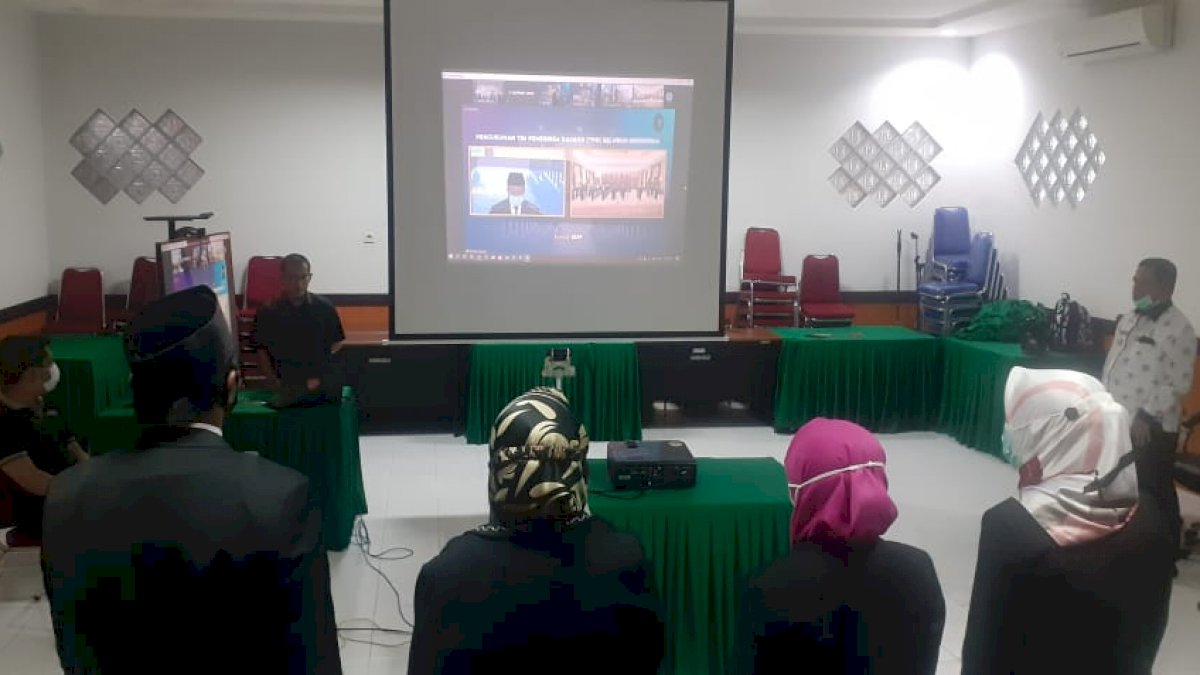 DKPP Kukuhkan 6 Anggota TPD Sulsel Secara Virtual