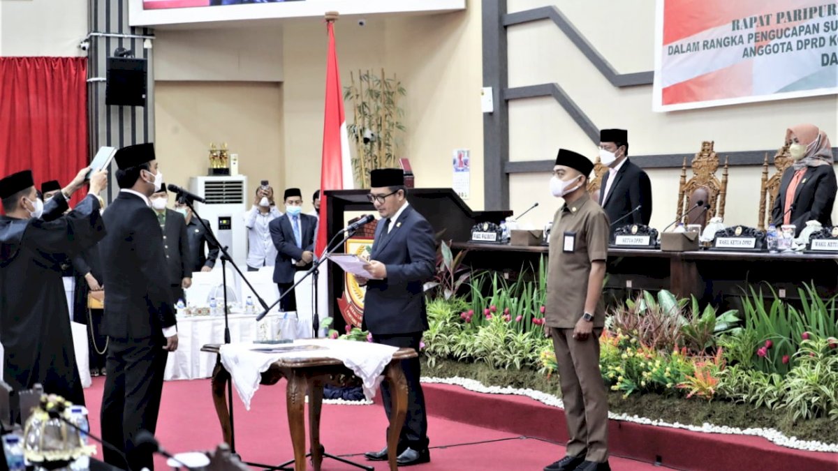 Putra Ashabul kahfi Resmi Gantikan Zaenal Beta di DPRD Makassar
