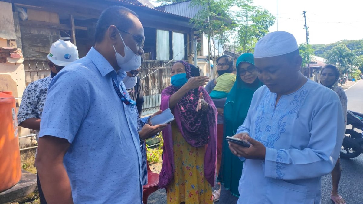 Perumda Air Minum Janji Salurkan Air Bersih ke Rumah Warga di Aspol Antang