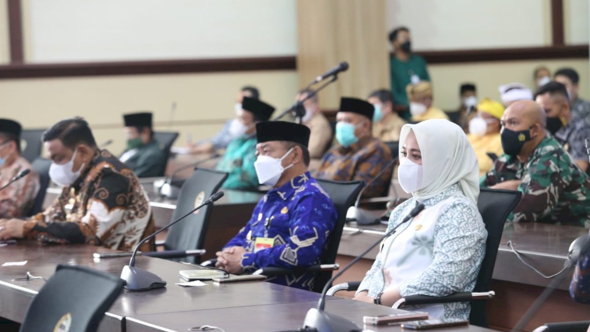 Wakil Walikota Fatmawati Rusdi Hadiri Pengarahan dan Dialog Menko Polhukam RI Mahfud MD
