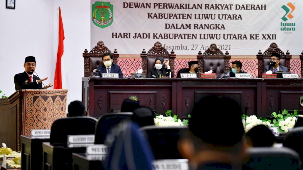 Hut Kabupaten Lutra Ke-22, Plt Gubernur Sulsel Siapkan Rp 40 Miliar Pembangunan Infrastruktur Hingga PEN