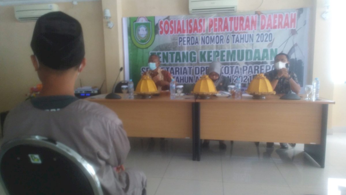Ketua DPRD Parepare Sosialisasikan Perda Tentang Kepemudaan