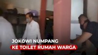 VIDEO: Momen Saat Jokowi Menumpang ke Toilet Rumah Warga