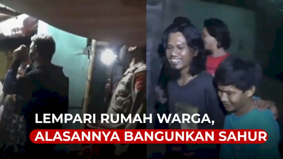 VIDEO: 3 Pemuda Mabuk Diamankan Polisi Usai Lempari Rumah Warga