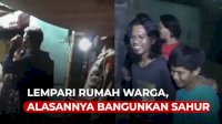 VIDEO: 3 Pemuda Mabuk Diamankan Polisi Usai Lempari Rumah Warga