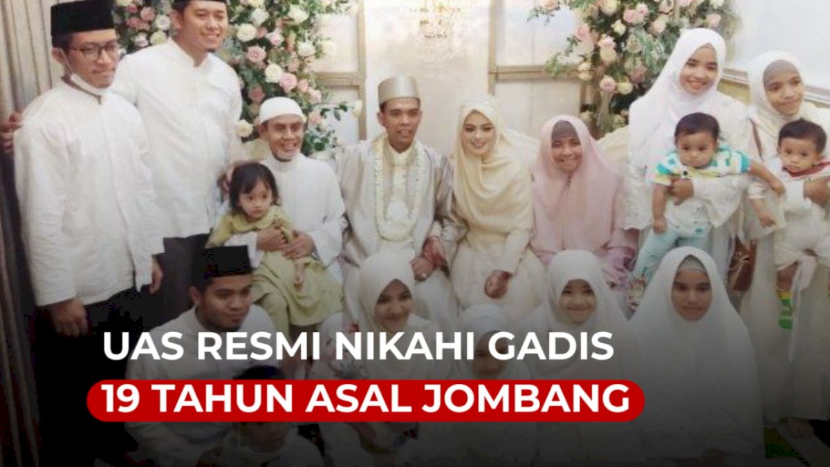 VIDEO: Sah, UAS Resmi Nikahi Gadis 19 Tahun Asal Jombang