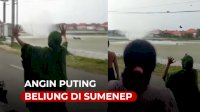 VIDEO: Detik-detik Angin Puting Beliung Terjang Sumenep