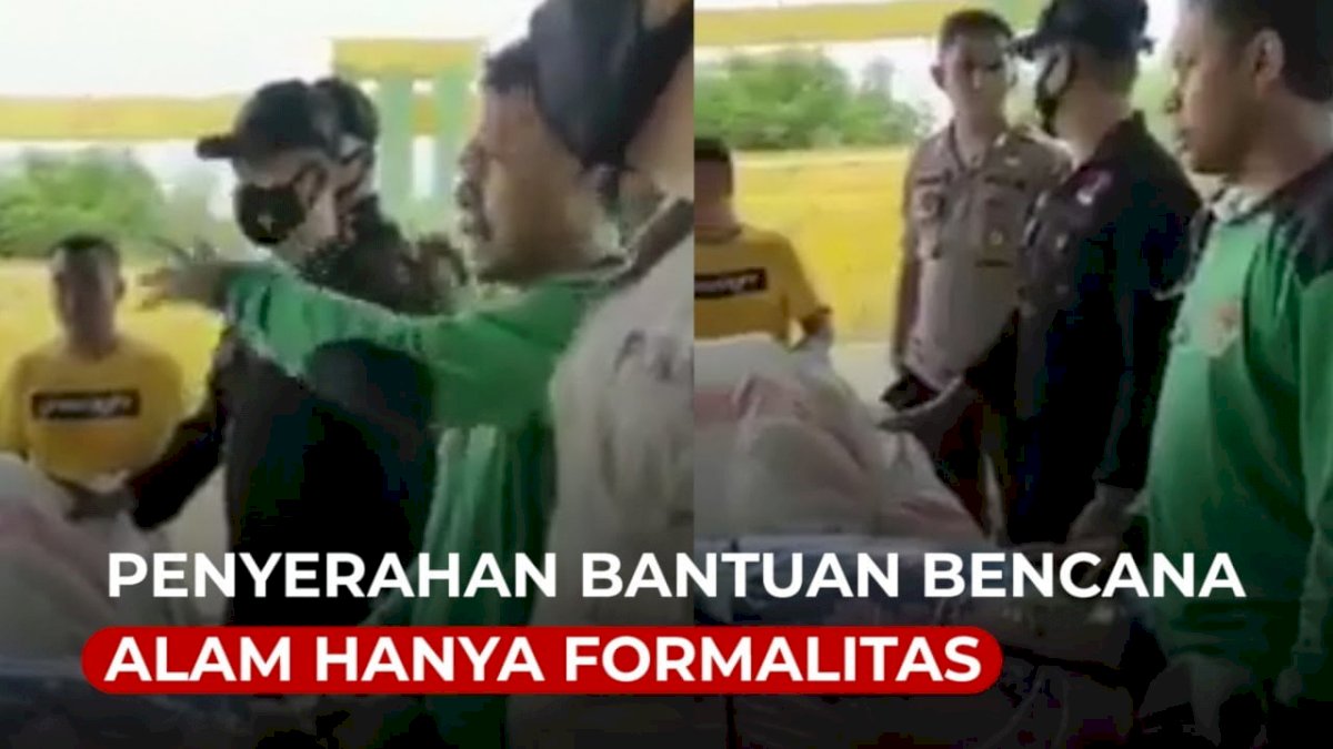 VIDEO: Pengungsi Ngamuk, Penyerahan Bantuan Bencana Alam Hanya Ajang Pencitraan