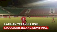 VIDEO: Latihan Terakhir PSM Makassar Jelang Semifinal Leg 1 Piala Menpora vs Persija