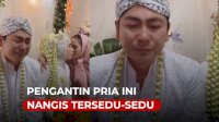 VIDEO: Viral, Pengantin Pria Ini Nangis Tersedu sedu Usai Akad Nikah