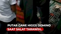 VIDEO: Viral, Pria Ini Salat Tarawih Sambil Putar Game Higgs Domino
