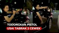 VIDEO: Pengemudi Fortuner Ini Todongkan Pistol Usai Tabrak Cewek