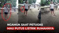 VIDEO: Aliran Listriknya Mau Diputus PLN, Wanita Ini Ngamuk ke Petugas