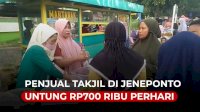 VIDEO: Berkah Ramadan, Penjual Takjil di Jeneponto Untung Rp700 Ribu Perhari