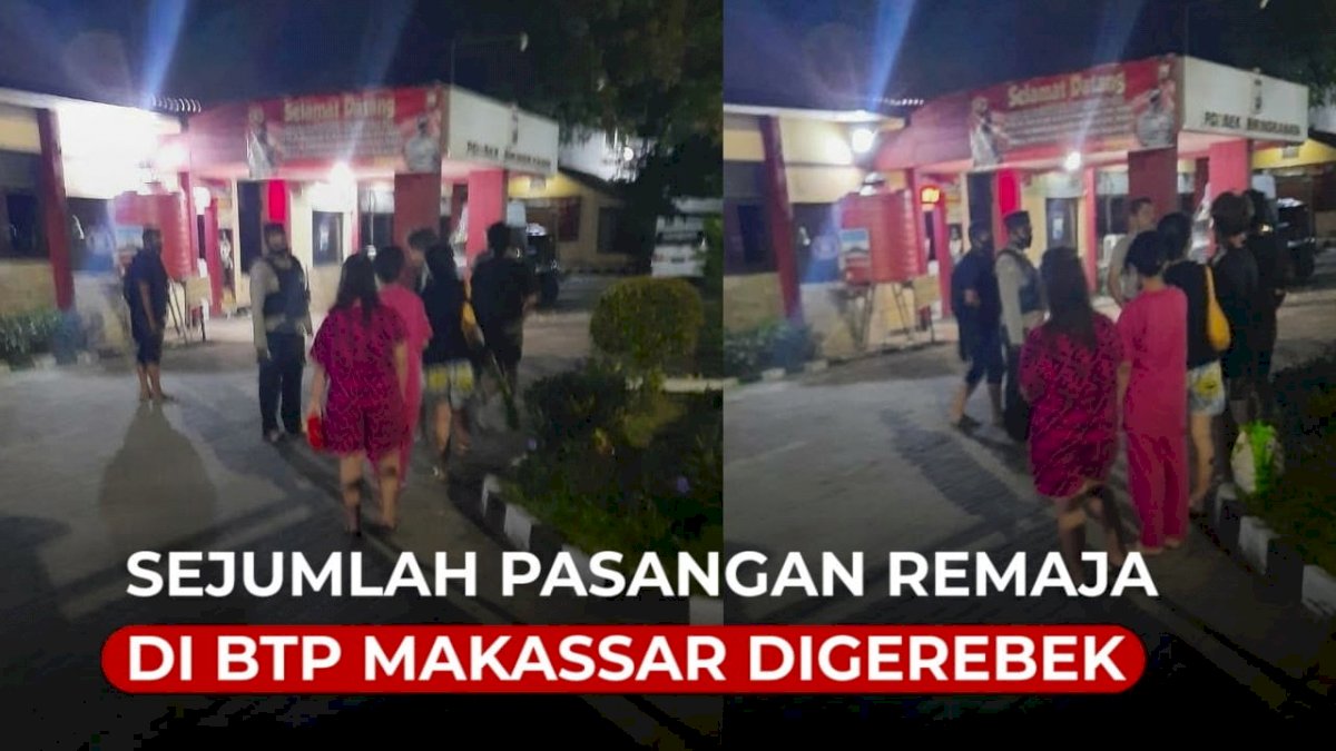 VIDEO: Sejumlah Pasangan Remaja Diduga Mesum Digerebek Petugas