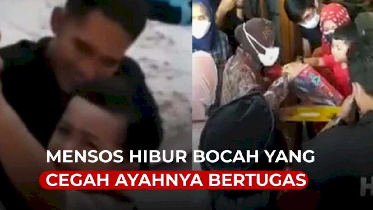 VIDEO: Tri Rismaharini Hibur Bocah yang Cegah Ayahnya Bertugas di KRI Nanggala 402