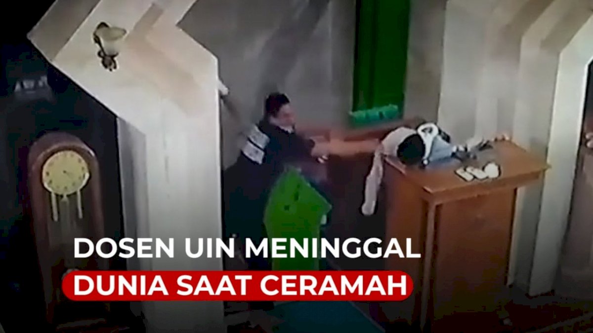 VIDEO: Innalillah, Dosen UIN Alauddin Makassar Meninggal Dunia Saat Ceramah