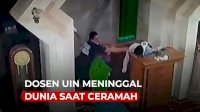 VIDEO: Innalillah, Dosen UIN Alauddin Makassar Meninggal Dunia Saat Ceramah