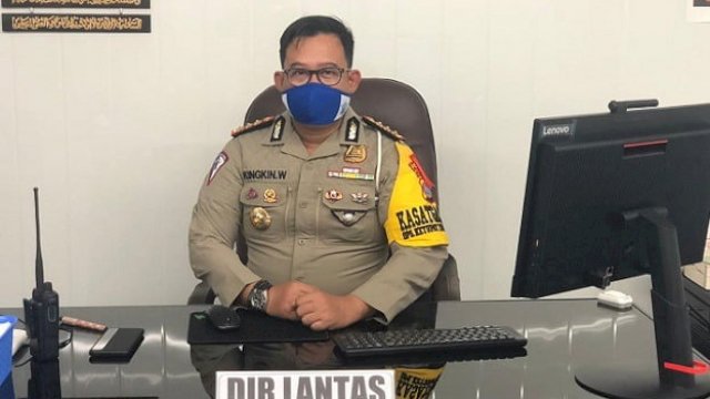 Direktur Lalu Lintas Polda Sulteng, Kombes Polisi Kingkin Winisuda.