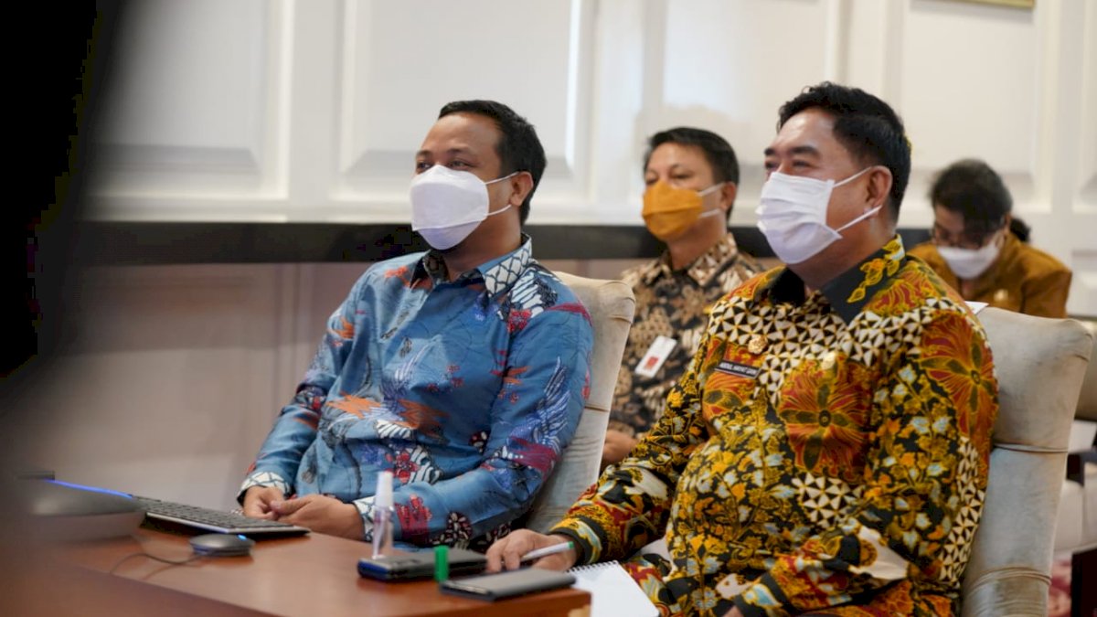 Dibuka Jokowi, Plt Gubernur Sulsel Ikuti Musrenbangnas 2021