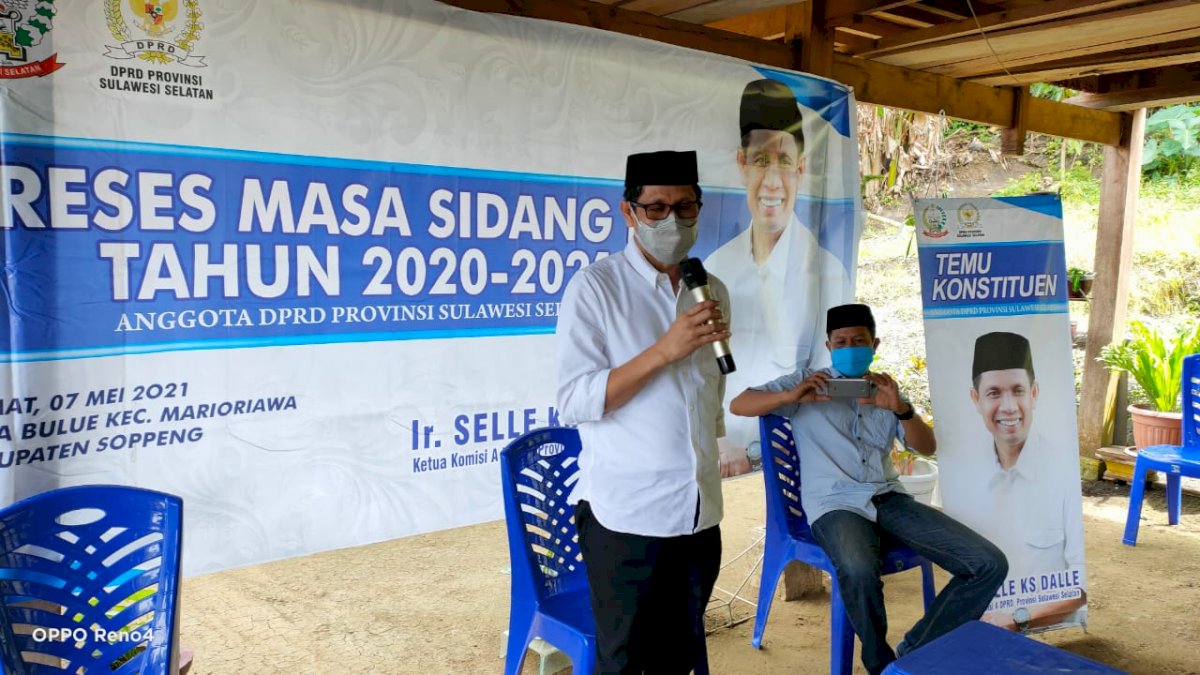 Selle Janji Perjuangkan Jalan yang Menghubungkan Barru dan Soppeng