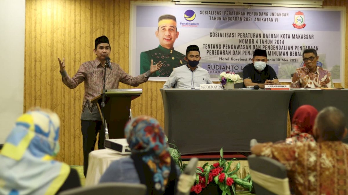 Sosialisasi Perda No 4 Tahun 2014, Ketua DPRD Makassar Ajak Masyarakat Lakukan Pengawasan
