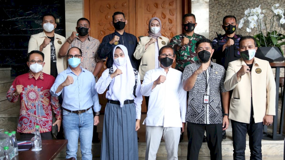 Terima Panitia Paskibraka Sulsel, Danny: Kita Support Paskibraka Makassar Lolos Ke Tingkat Nasional