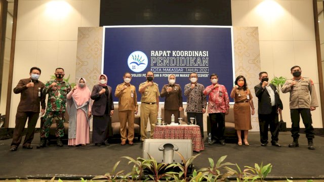 Hadiri Rakor Dewan Pendidikan Makassar, Danny Minta Semua Warga Makassar Harus Sekolah
