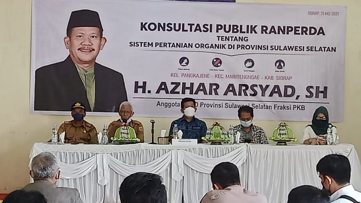 Ketua Fraksi PKB Sulsel Minta Masukan Warga Soal Ranperda Sistem Pertanian Organik