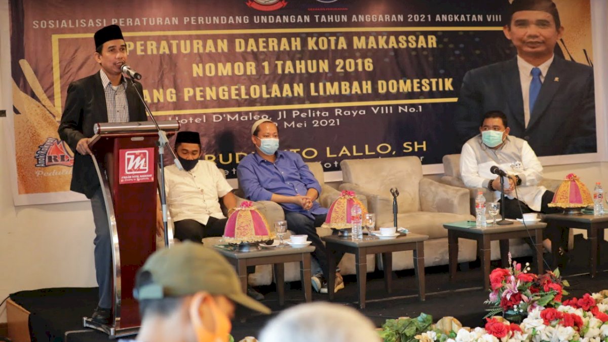 Ketua DPRD Makassar Sosialisasi Perda Pengelolaan Air Limbah Domestik