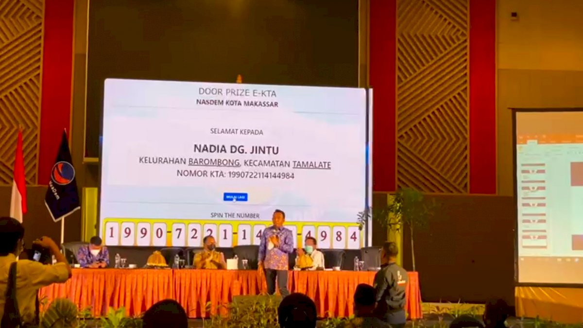 Gebyar E-KTA NasDem Makassar Dapat Dukungan Warga